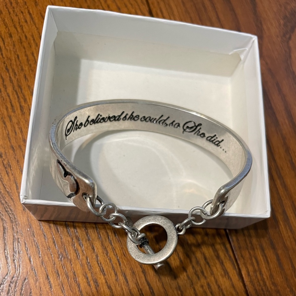 She believed she could so she did bracelet